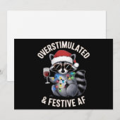 過剰刺激で祭り好きなラクーンのエスプレッソ好き シーズンカード (正面/裏面)