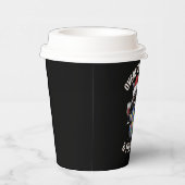 過剰刺激とフェスティバルAFラクーンエスプレッソ恋人 紙コップ (右)