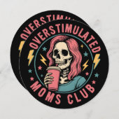 過剰刺激モムスクラブスカルメッシーママ生活 招待状 (正面/裏面)