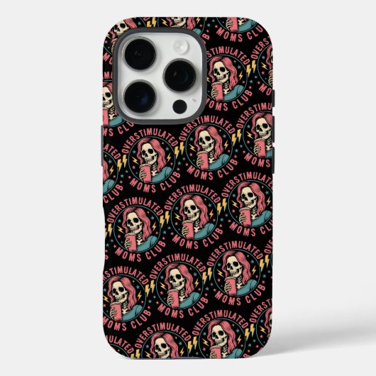 過剰刺激モムスクラブスカルメッシーママ生活 Case-Mate iPhoneケース (裏面)