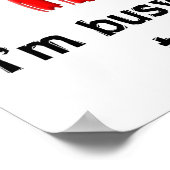 過剰反応ポスタおもしろいー ポスター (角)