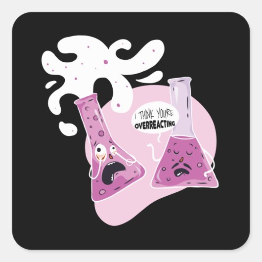 過剰反応 スクエアシール (正面)