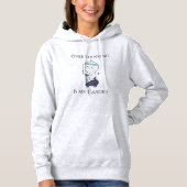 過剰思考は私のトレーニング Hoodie パーカ (正面)