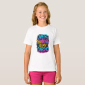 過剰思考は私の有酸素運動 – 面白いGen Z 引用Tシャツ Tシャツ (正面フル)