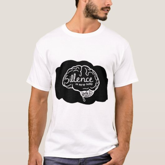 過剰思考ブレイン・カートゥーン メンタルヘルスアート Tシャツ (正面)