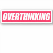 過剰思考引用文 シール (正面)