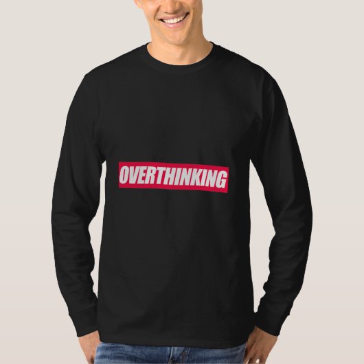 過剰思考引用文 Tシャツ (正面)