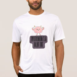 過剰思考者のための面白い脳力アパレル Tシャツ