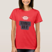 過剰思考者のための面白い脳力アパレル Tシャツ (正面)