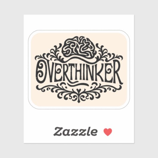 過剰思考者 シール (シート)