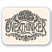 過剰思考者 シール (正面)