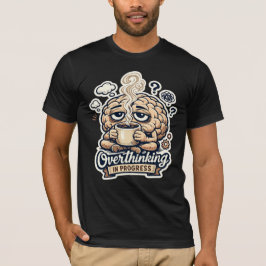 過剰思考進行中Tシャツ | 共感できる Tシャツ