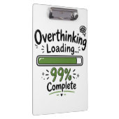 過剰思考 ローディング99%完了 面白い引用 クリップボード (右)