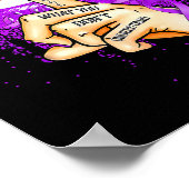 過剰摂取のPurpを理解していないものを判断しない ポスター (角)