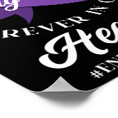 過剰摂取を終わらせよう ラブドワン追悼 オーバードース認知 ポスター (角)