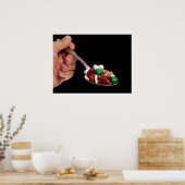 過剰摂取スプーン ポスター (キッチン)