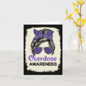 過剰摂取認識度デイ2022戦士パープルメッシーB カード (黄色い花)