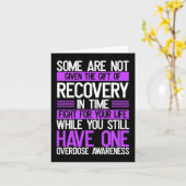 過剰摂取認識度ファイターパープルリボン薬Abus カード (黄色い花)