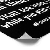 過剰摂取認識度中毒回復T ポスター (角)