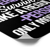 過剰摂取認識度戦士サバイバー23 ポスター (角)