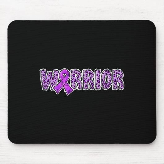 過剰摂取認識度戦士パープルリボンヒョウP マウスパッド (正面)