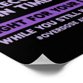 過剰摂取認識度日 ポスター (角)