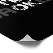 過剰摂取認識度私はOK壊れた悲しみギフト ポスター (角)