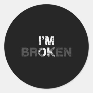 過剰摂取認識度私はOK壊れた悲しみギフト ラウンドシール