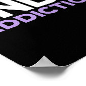 過剰摂取認識度終了ストップ中毒手徴候 ポスター (角)