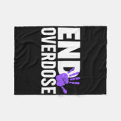 過剰摂取認識度 – 過剰摂取の終了認識度 フリースブランケット (正面(横))