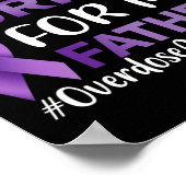 過剰摂取認識度I衣服パープル私の父 ポスター (角)