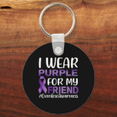 過剰摂取認識度I衣服パープルfor My Friend キーホルダー (裏面)