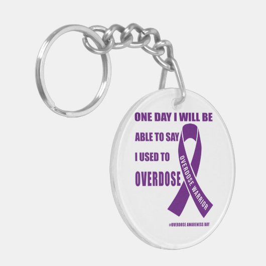 過剰服用量のやる気を起こさせる戦士の引用文 キーホルダー (正面左)