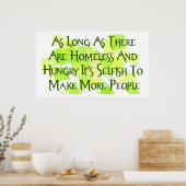 過剰生ストップ成 ポスター (キッチン)