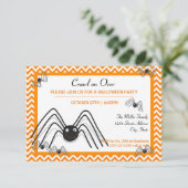 過剰3x5ハローウィンパーティの招待の除行 招待状 (スタンド正面)