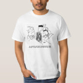 過労の医師たち Tシャツ (正面)