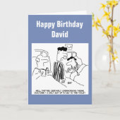 過労ドクター誕生日カード カード (黄色い花)