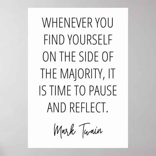 過半数であることについての引用文をマークする ポスター (正面)