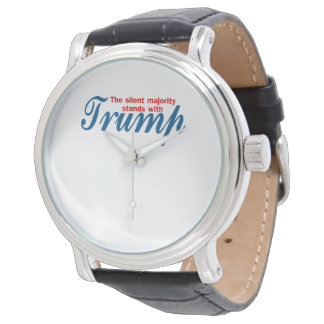 過半数静かはトランプと共に立つ 腕時計