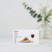 過去およびワインの名刺 名刺 (スタンド正面)