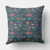 過去からのブラスト： 80の技術 クッション (裏面)