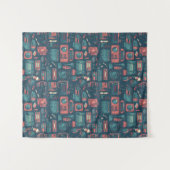 過去からのブラスト： 80の技術 タペストリー (正面(横))