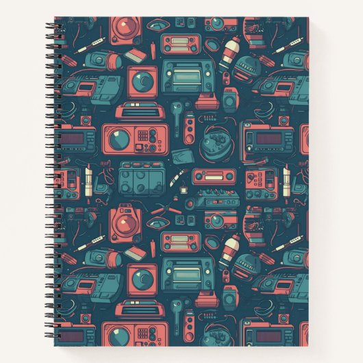 過去からのブラスト： 80の技術 ノートブック (正面)