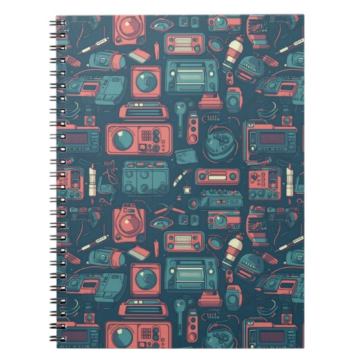 過去からのブラスト： 80の技術 ノートブック (正面)