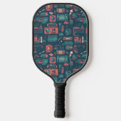 過去からのブラスト： 80の技術 ピックルボールラケット (裏面)