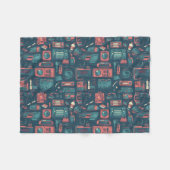 過去からのブラスト: 80の技術 フリースブランケット (正面(横))