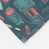 過去からのブラスト: 80の技術 フリースブランケット (角)