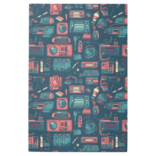 過去からのブラスト： 80の技術 メタルプリント (正面)