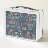 過去からのブラスト: 80の技術 メタルランチボックス (裏面)