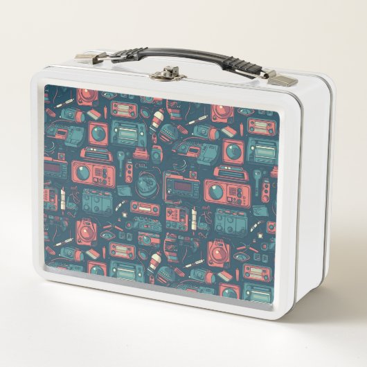 過去からのブラスト: 80の技術 メタルランチボックス (正面)